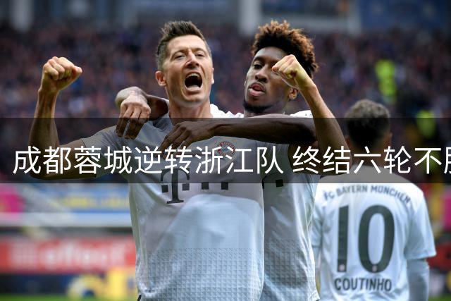 成都蓉城逆转浙江队 终结六轮不胜困境
